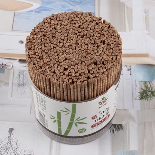800 Pcs/lot Disposable Toothpick Dispenser Toothpick Holder Toothpick Crossbow Bamboo Stick Carbonated Wood Natural Bamboo