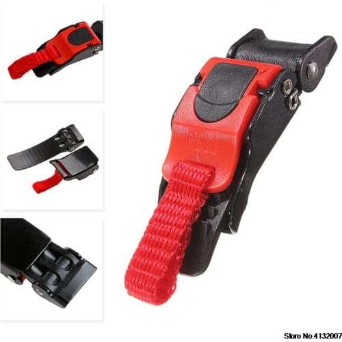 Motor Bike Helmet Chin Strap Speed Sewing Clip 9 Gear Quick Release Buckle