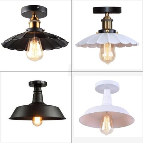 Industrial Ceiling Lamp Vintage Chandelier Retro Attic Interior Lighting American Country Restaurant Bedroom Lights Fixture