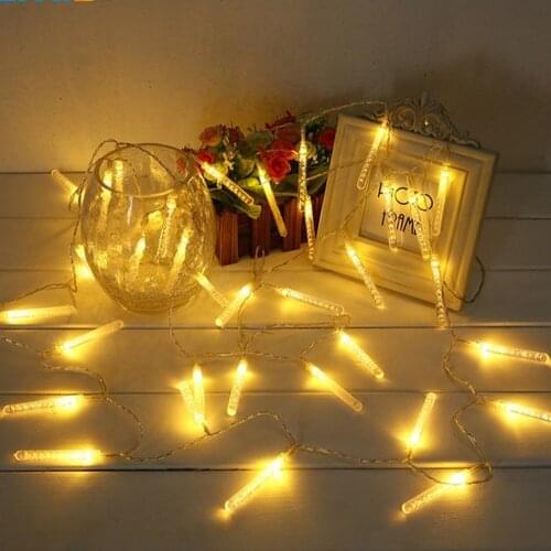 BZ509 2.2M 20 Bulbs Pillar Clear Indoor Outdoor Decoration Festoon Party Garden Yard Fence Lamp Holiday String Lights