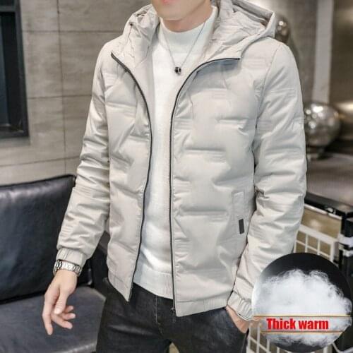 Down Jacket Mens Autumn and Winter Mens -20 Degrees White Duck Down Jacket Hooded Outdoor Thick Warm Snow Jacket OversizeM-5XL