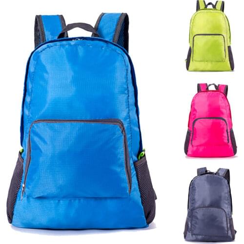 Outdoor Sports Women Men Small Foldable Backpack Waterproof Backpack Cover Multi-Functional Hiking and Travel Bag Pack