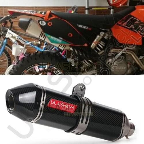 Universal Motorcycle Modified Dirt Bike escape Scooter exhaust muffler Slip On Pipe CRF250L EXC-F SX-F DUKE 390 690