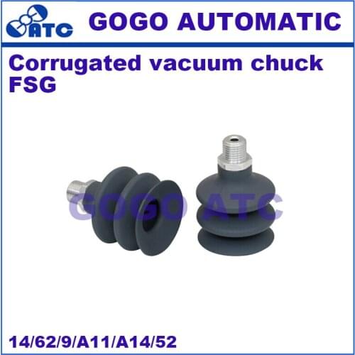 Vacuum suction cup FSGA11 FSG9 FSG14-M5AG/IG FSG62 FSG 52 mm vacuum corrugated suction cup, manipulator accessories
