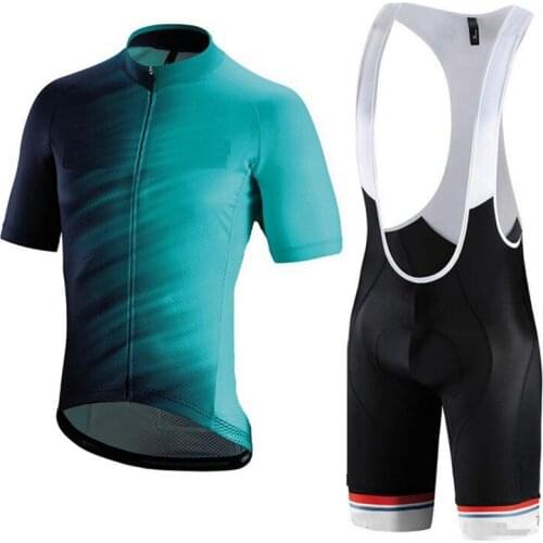 BLACK CYCLING COLLECTION REFLECT SHORT SLEEVE JERSEY SUIT bib shorts MTB set 2019 SL RBX ropa ciclismo hombre TEAM CYCLE JERSEY