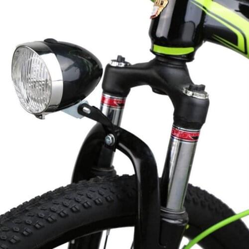 Vintage Bicycle Front Light Lamp LED Bike Lights Cycling Lamp Torch Handlebar Light Retro Bicycle Front Lamp Dead Speed Light