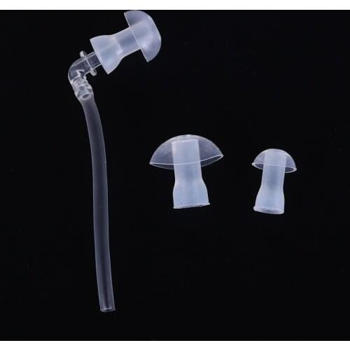 1set Hearing Aid Earplug Ear Plugs Eartips Domes with Sound Tube Tubes + Domes (L M S) Size Hearing Aids Accessories