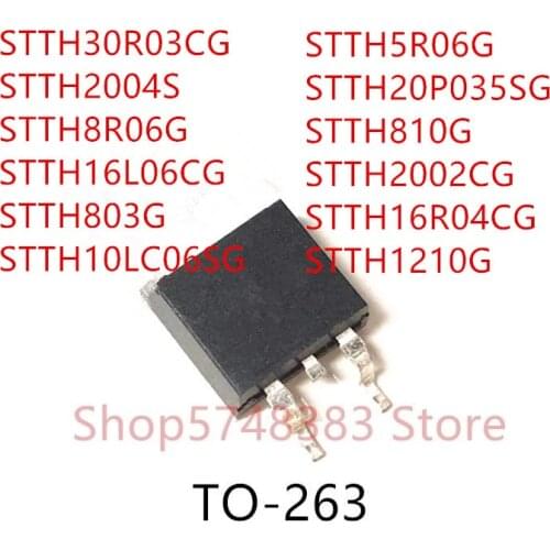 10PCS STTH30R03CG STTH2004S STTH8R06G STTH16L06CG STTH803G STTH10LC06SG STTH5R06G STTH20P035SG STTH810G STTH2002CG STTH16R04CG