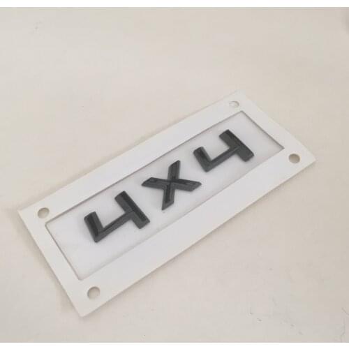 3D ABS High quality ABS 4X4 car letters Rear Trunk emblem badge sticker Decal styling auto accessories