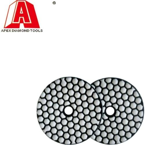 7pcs 3Inch 80mm Diamond Dry Polishing Pad For Granite Marble Stone Sanding Disc