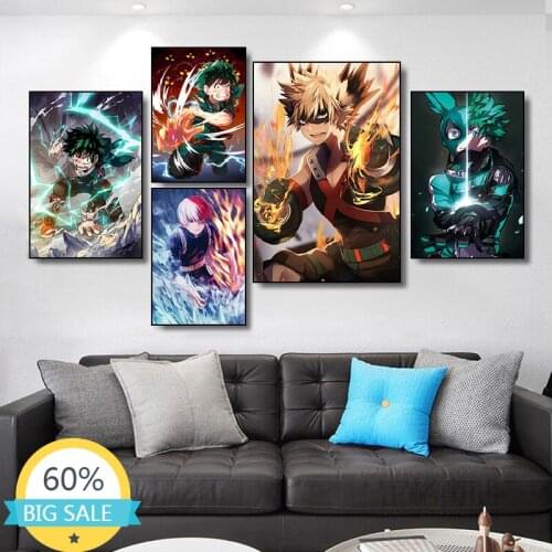 Diamond Embroidery Full Drill 5D Diamond Painting Janpnese Anime My Hero Academia Cross Stitch Kits Mosaic Painting Home Decor