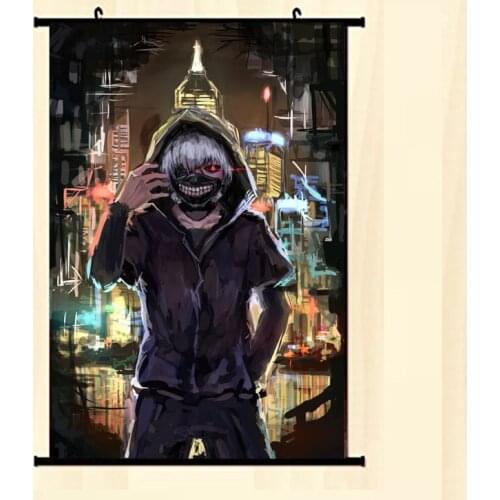 Anime Tokyo Ghoul Poster Wall Art Home Decor High Quality Tarpaulin Scroll Painting Modern Artwork Living Room Decoration