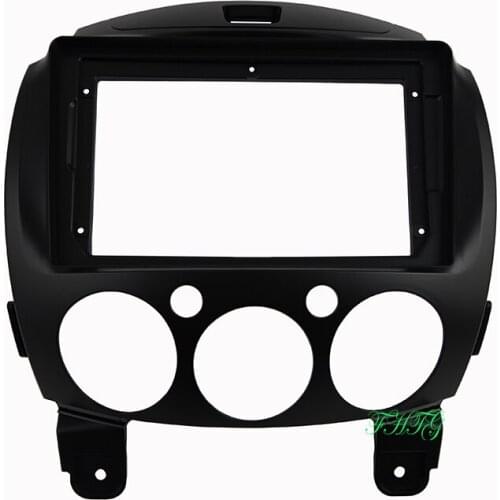 Car Radio Fascia,gps navigation fascia panel is suitable for 2010 MAZDA 2 (9INCH), Double Din Car Audio Frame