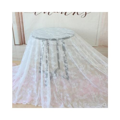 Wavy Lace Curtain Fabric Wedding Gauze Sign Table Dessert Table Tablecloth Layout Dress Accessories