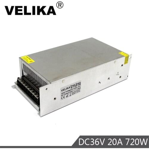 DC36V Power Supply Switch 20A 720w Driver Transformer AC110V 220V to DC 36V Power Supplies for CCTV Motors 3D Printer Stepper