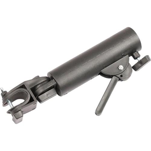 Golf Umbrella Holder Trolley Umbrellas Stand Black Adjustable Size for Golf Cart Handles Bike Stroller