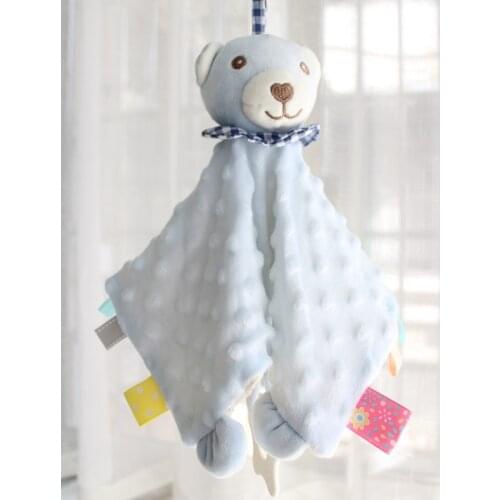 Baby soft soothing towel snuggle blanket minky dot mouse Security toys rabbit pacify towel newborn teether appease blanket
