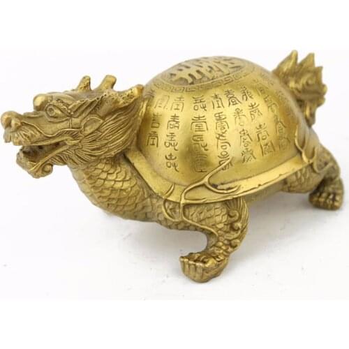 FengShui Brass The Longevity Turtle STATUES