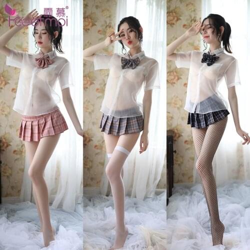 FM Sexy Lingerie sexy temptation student cosplay dress