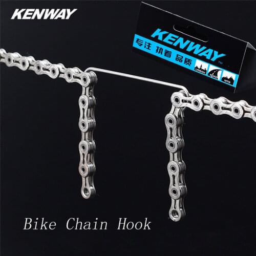 KENWAY 304 Stainless Steel MTB Road Bike Chain Hooks Ultralight Bicycle Connecting Aid Tools High Quality Cycling Repair Tools