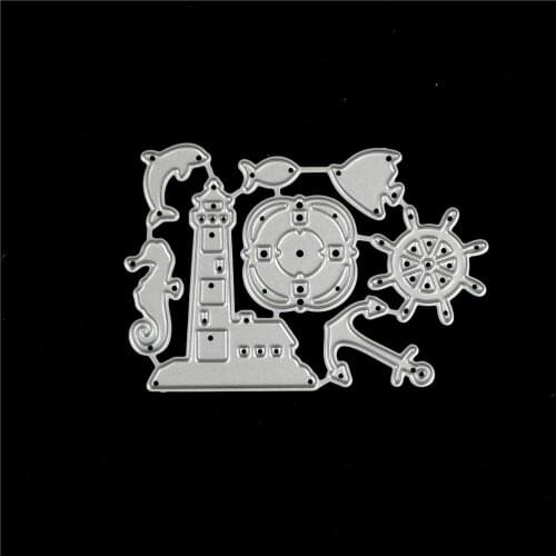 Ocean Rudder Metal Cutting Dies For Scrapbooking Stencils DIY Album Cards Decoration Embossing Folder Die Cuts Template
