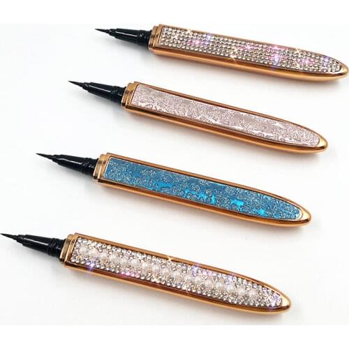 NEW 2 IN 1 Self Adhesive Liquid Eyeliner For False Eyelashes Glue Long-Lasting black eyeliner pen /1pcs