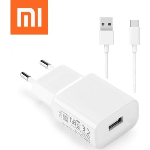 Original Xiaomi 5V 2A EU Charger Micro USB/Type-C Cable usb Wall Charging Adapter For Redmi 10 9 9se 7 7A 6A 5A 4A Note 3 4 5 6