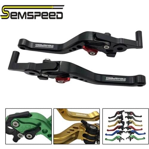 SEMSPEED Motorcycle CNC Short Brake Clutch Levers Handles Grips End For Yamaha TMAX 530 SX/DX 2012-2015 2016 2017 2018 2019 2020