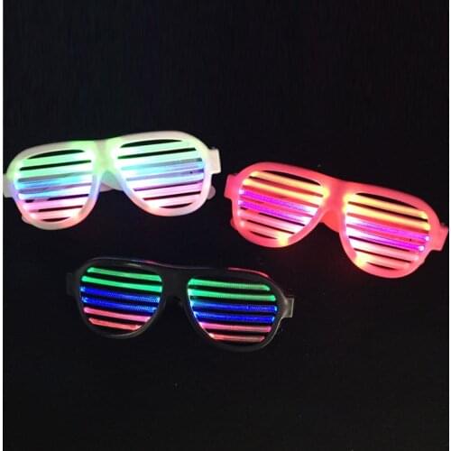 Illuminated Party LED Sound Control Glowing Glasses Nightclub Bar Party Music Induction Rhythm Light Glasses Glow In The Dark