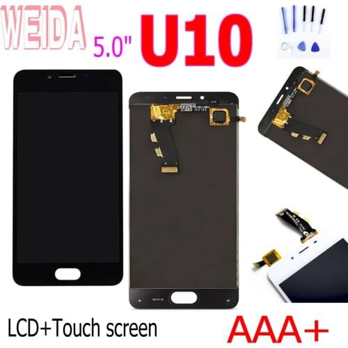 WEIDA 5.0inch New For U10 1280*720 Lcd Display + Touch Screen Digitizer Assembly with Free Tools