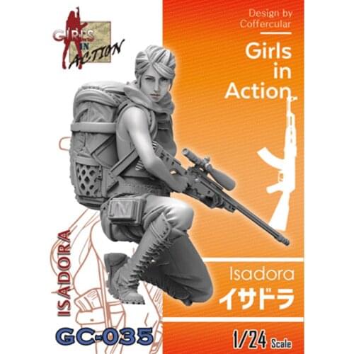 1/24 Resin Model Figure GK，Unassembled and unpainted kit