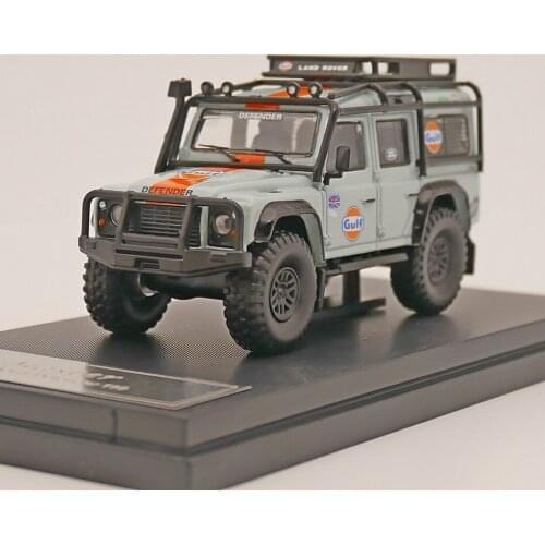1/64 Scale Lan*d*Rover Defender 110 4X4 Gulf Version Diecast Car Toy Gift NIB