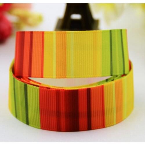 22mm 25mm 38mm 75mm Stripes Cartoon Character Printed grosgrain ribbon party decoration sewing supplies 10Y X-00460