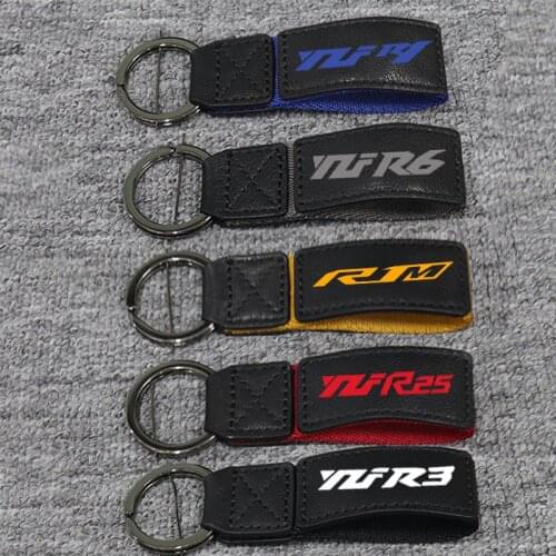 3D Key Holder Chain Collection Keychain For YAMAHA YZFR1 R1M YZFR6 YZFR3 YZFR25 R1 R6 R3 R25 Motorcycle Key Ring Key
