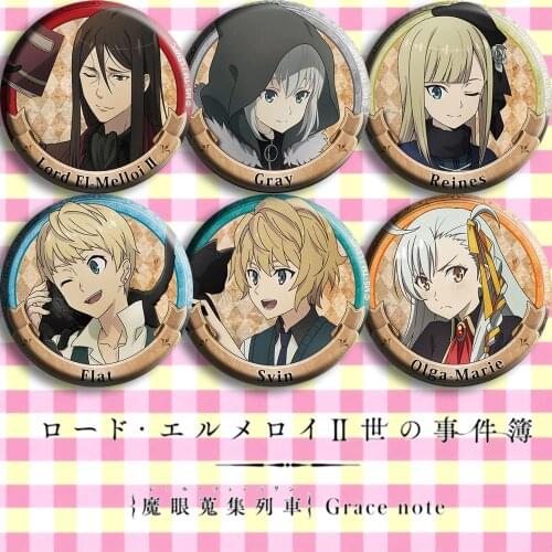 58mm New Anime Bagdes Lord El-Melloi II Case Files icons Acrylic Gifts Brooch
