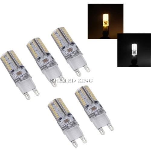 6pcs/lots mini G9 LED 110V Lamp 7W 9W 12W 15W 21W 220V Led Bulb SMD 3014 Spotlight Replace Halogen Lamps 20W-60W