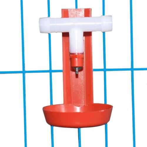 50 sets Chicken 360 degrees Automatic Drinking Hanging Cup Chicken spring nipple drinkers Waterer Feeder Chicken Supplies