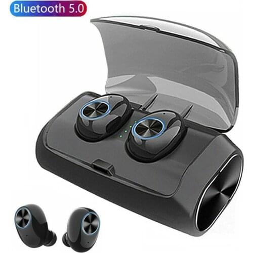 Bluetooth Earphones Wireless Mini Headset Noise Isolation TWS Earbuds with Mic for iPhone Samsung LG Huawei Android Universal