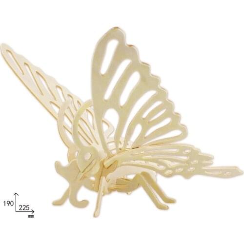 3D Wooden Puzzle-Butterfly