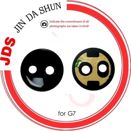 For Moto G7 Rear Back Camera Lens Glass Camera Cover+3M Adhesive Gule Glass Plastic Choose Replacement Parts