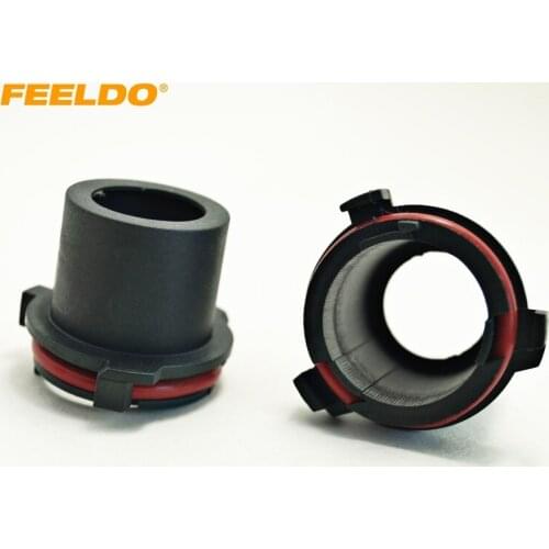 FEELDO 10Pcs Car Bulbs Socket Adapter For Opel/Vauxhall Zafira A(99-05)/Astra G(98-05) H7 HID Xenon Bulb Installation #1333