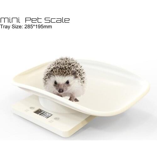 LCD Display Auto-off Design Multifuctional Digital Pet Scale Newborn Pet Scale Small Pet Cat Dog Parrots Hamster