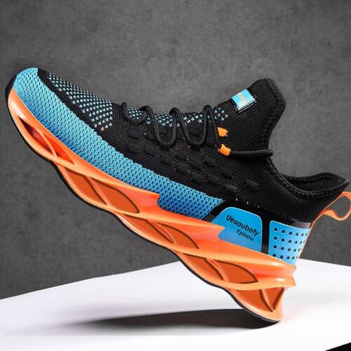 Spring and autumn new mens casual shoes, running shoes, lightweight, comfortable and fashionable, all-match flying sneakers