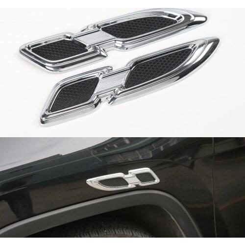 New Car Accessories For Dodge Ram 2018 Up Side Fender Stickers Trim Exterior Auto Moldings 2pcs/set