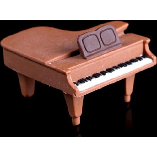 Silicone Fondant Mold for Cake Decorating Tools 3D Piano Shape Craft Resin Clay Handmade Soap Chocolate Candy Making Mould