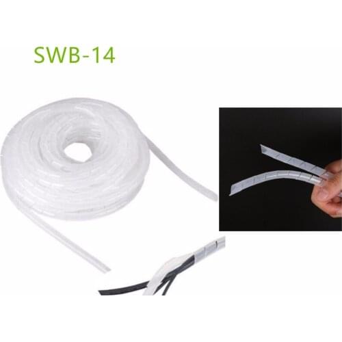 SWB-14 Black white Cable casing Cable Sleeves Winding pipe Wrapping