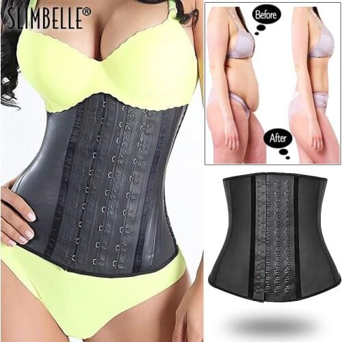 Slimming Waist Trainer for Women Weight Loss Latex Underbust Corset Sport Body Shaper Trimmer Girdle Women Shapewear