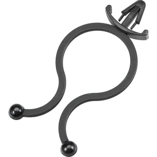 Uxcell 50pcs Twist Lock Cable Wire Ties Nylon U Shape Save Place 17mm Dia 50mm x 22.5mm x 4.5mm Size Black