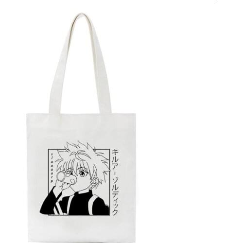 Women Shoulder Canvas Bag Fun Punk Fashion Cute Cartoon Art Japanese Canvas Bag with Cartoon Seal Large Capacity Winter Letters