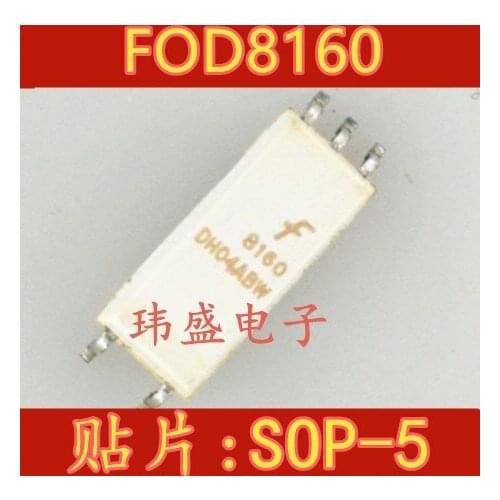 10pcs FOD8160R2V FOD8160 SOP-5